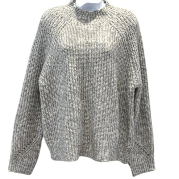 For the Republic Gray Knit‎ Sweater | Pullover Crew Neck Women’s Size Large - Picture 1 of 4